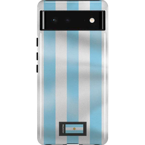 Argentina Soccer Flag Google Pixel 6 Case